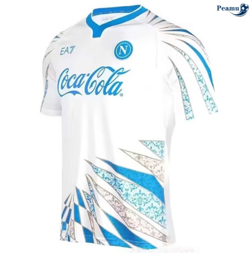 Maillot foot Naples maillot Pre-Match Blanc 2025-2026