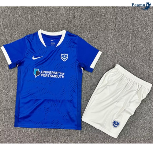 Maillot foot Portsmouth F.C Enfant Domicile 2025-2026