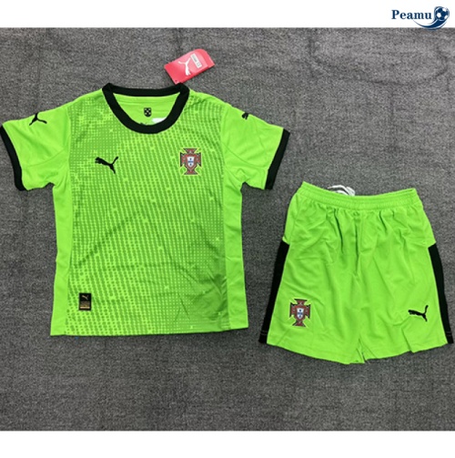 Maillot foot Portugal Enfant maillot Gardien De But Vert 2025-2026