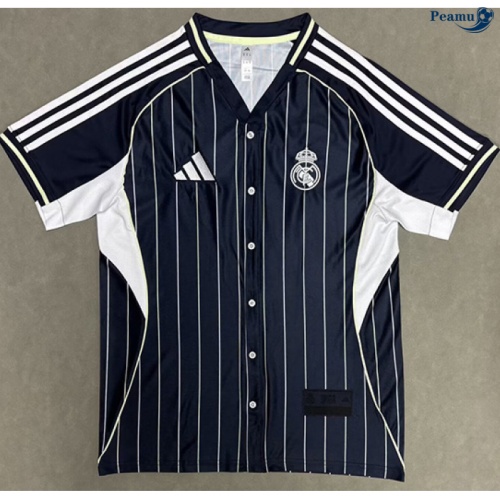 Maillot foot Real Madrid maillot base-ball Bleu 2025-2026