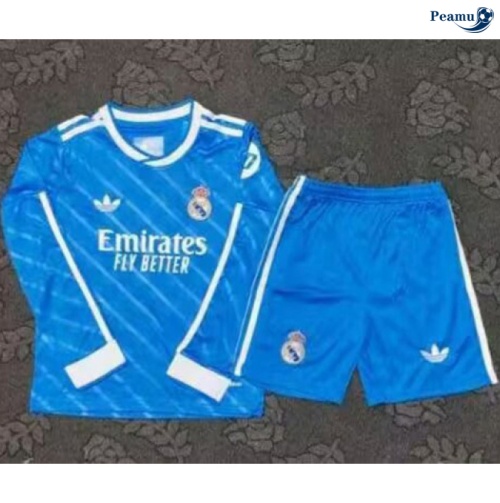 Maillot foot Real Madrid Enfant Third Manche Longue 2025-2026