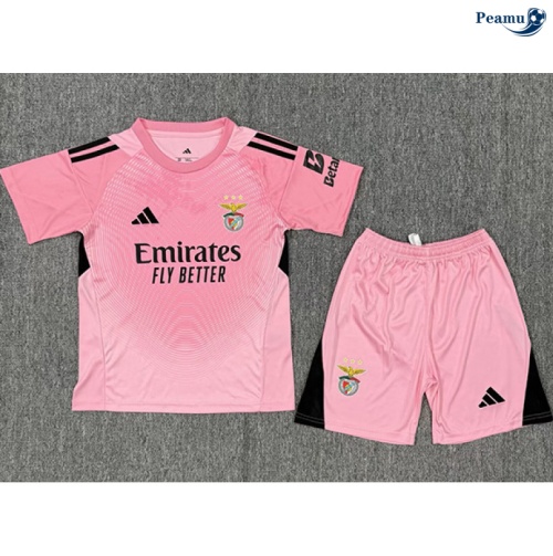Maillot foot Benfica Enfant maillot Gardien De But Rose 2025-2026