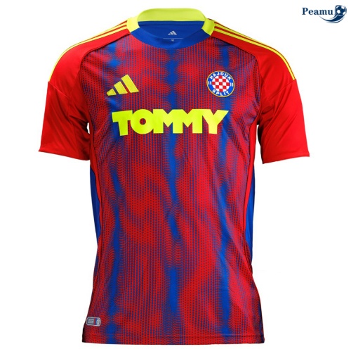 Maillot foot Split Exterieur Rouge 2025-2026