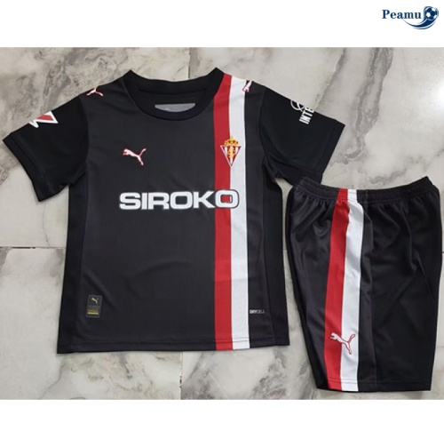 Maillot foot Sporting Gijon Enfant Exterieur 2025-2026