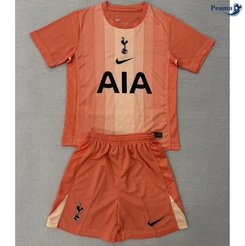 Maillot foot Tottenham Hotspur Enfant maillot Gardien De But Orange 2025-2026