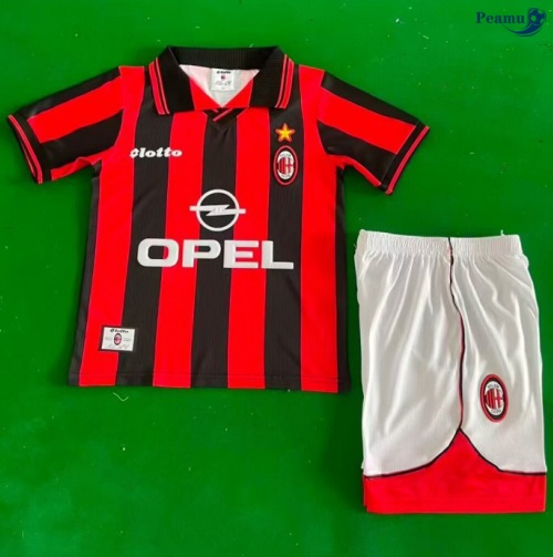 Maillot foot Rétro AC Milan Enfant Domicile 1997-98