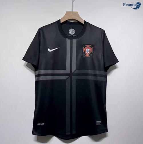Maillot foot Rétro Portugal maillot Noir 2012-13