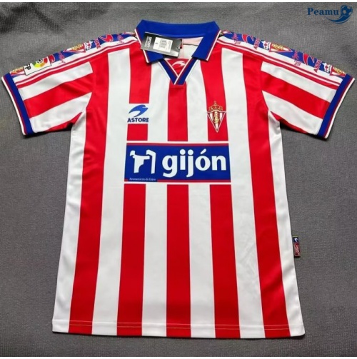 Maillot foot Rétro Sporting Gijon Domicile 1999-00