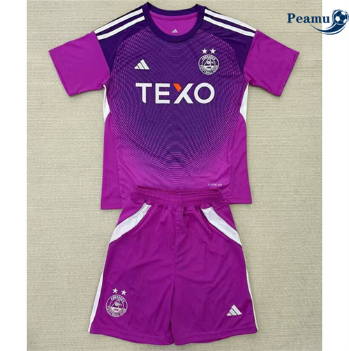 Maillot foot Aberdeen FC Enfant Pourpre 2025-2026