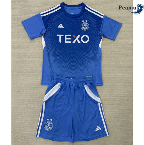 Maillot foot Aberdeen FC Enfant Gardien de but Bleu 2025-2026