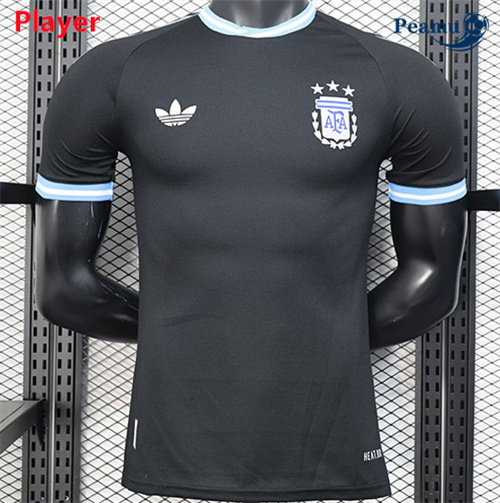 Maillot foot Argentine Player Version noir 2025-2026