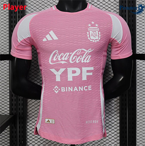Maillot foot Argentine Player Rose 2025-2026