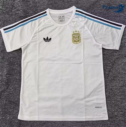 Maillot foot Argentine Training Blanc 2025-2026