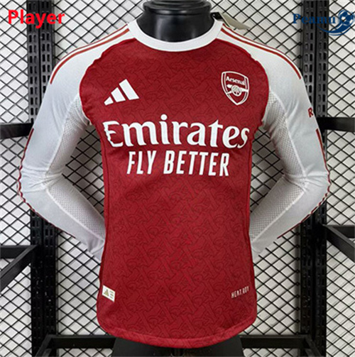 Maillot foot Arsenal Player Domicile Manche Longue 2025-2026