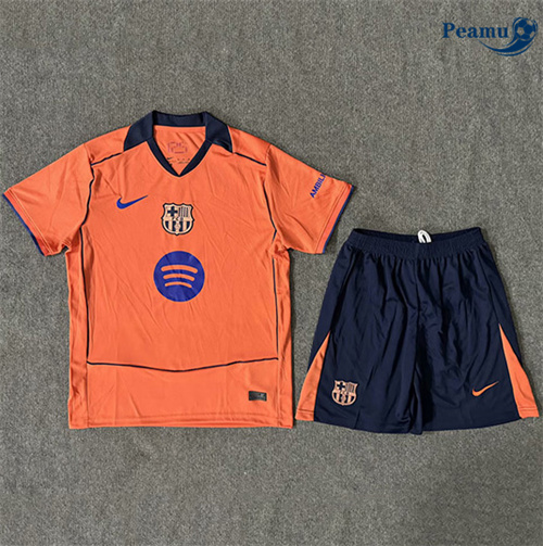 Maillot foot Barcelone Enfant Third orange 2025-2026