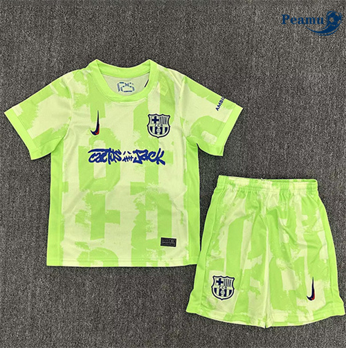 Maillot foot Barcelone Enfant Third Vert 2025-2026