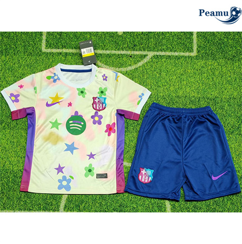 Maillot foot Barcelone Enfant Checkered Plate 2025-2026