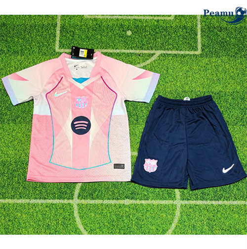 Maillot foot Barcelone Enfant Special Rose 2025-2026