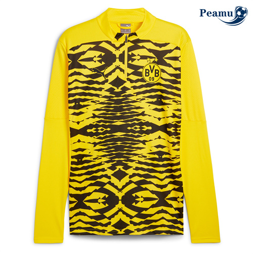 Maillot foot Borussia Dortmund pre-match Manche Longue Jaune 2025-2026