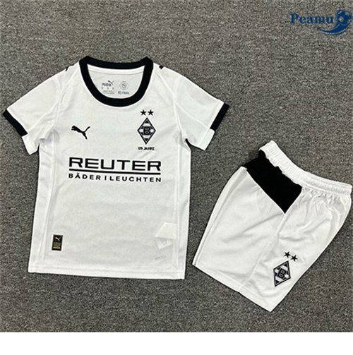 Maillot foot Borussia Monchengladbach Enfant Domicile 2025-2026