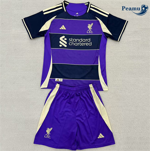 Maillot foot Liverpool Enfant Pourpre 2025-2026
