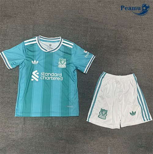 Maillot foot Liverpool Enfant Vert 2025-2026