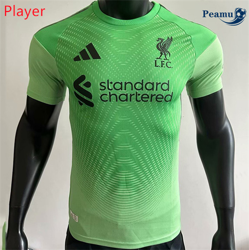 Maillot foot Liverpool Player Version Gardien de but Vert 2025-2026
