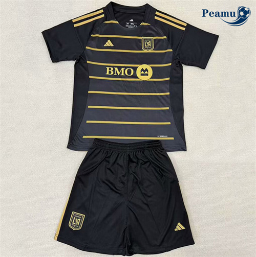 Maillot foot Los Angeles FC Enfant noir 2025-2026