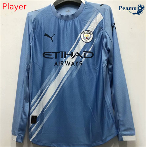 Maillot foot Manchester City Player Version Domicile Manche Longue 2025-2026