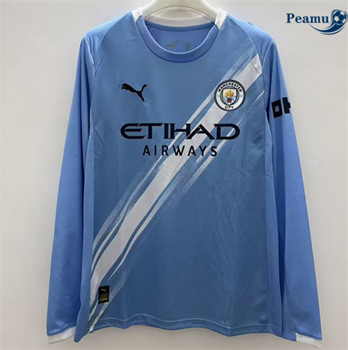 Maillot foot Manchester City Domicile Manche Longue 2025-2026