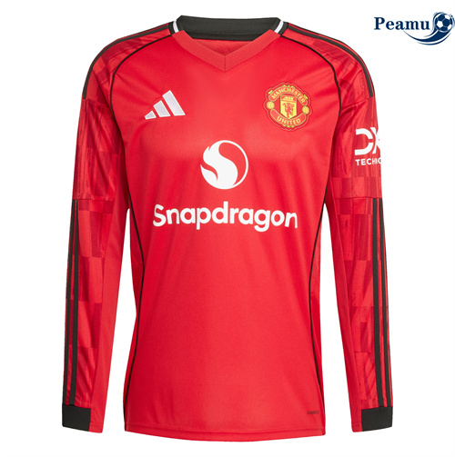 Maillot foot Manchester United Domicile Manche Longue 2025-2026