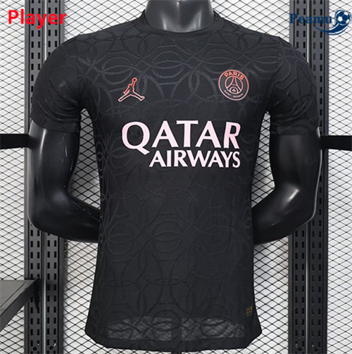 Maillot foot PSG Player Jordan Noir 2025-2026