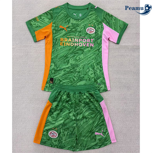 Maillot foot PSV Eindhoven Enfant Gardien de but 2025-2026