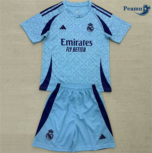Maillot foot Real Madrid Enfant Bleu 2025-2026