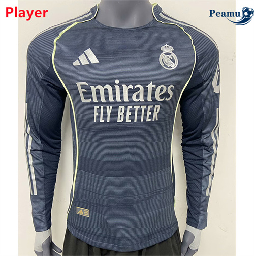 Maillot foot Real Madrid Player Exterieur Manche Longue 2025-2026
