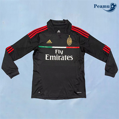 Maillot foot Rétro AC Milan Exterieur Manche Longue 2011-12