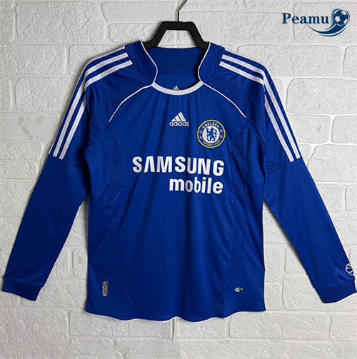 Maillot foot Rétro Chelsea Domicile Manche Longue 2006-07