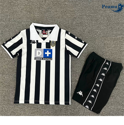 Maillot foot Retro Juventus Enfant Domicile 1999-00