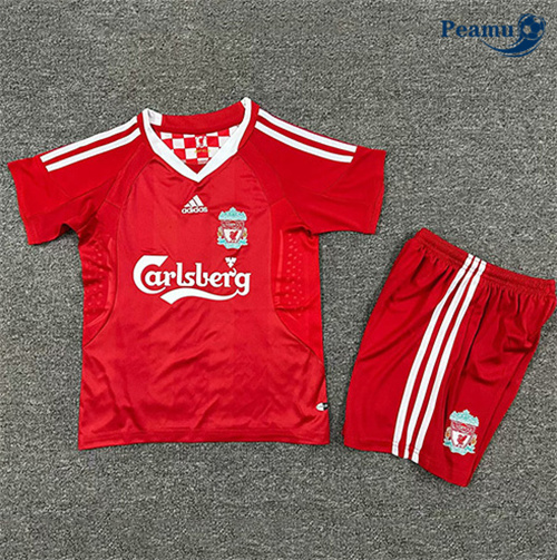 Maillot foot Rétro Liverpool Enfant Domicile 2008-10