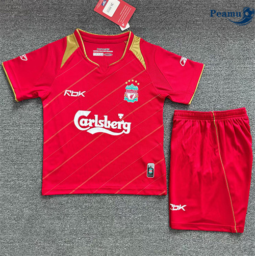 Maillot foot Retro Liverpool Enfant Domicile 2005-06