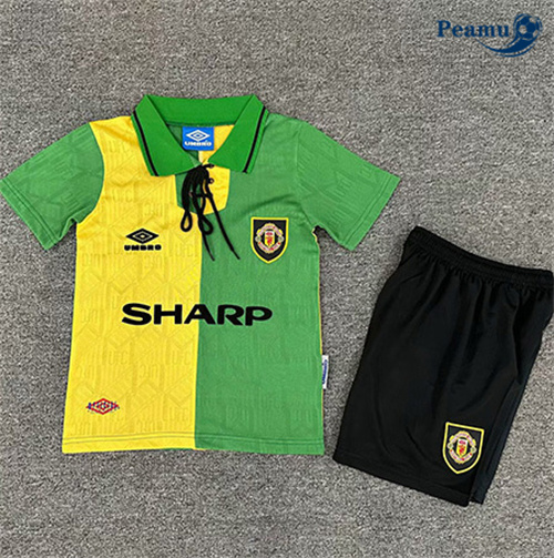 Maillot foot Rétro Manchester United Enfant Exterieur 1992-94