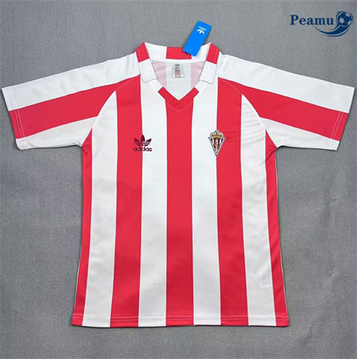 Maillot foot Rétro Sporting Gijon Domicile 1986-88