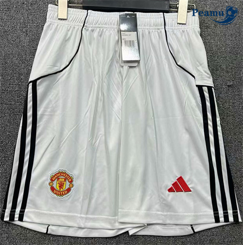 Maillot foot Short Foot Manchester United Domicile 2025-2026