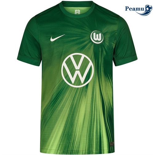 Maillot foot VfL Wolfsburg Domicile Vert 2025-2026