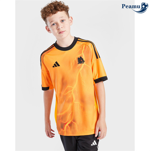 Maillot foot AS Rome Enfant Exterieur 2025-2026