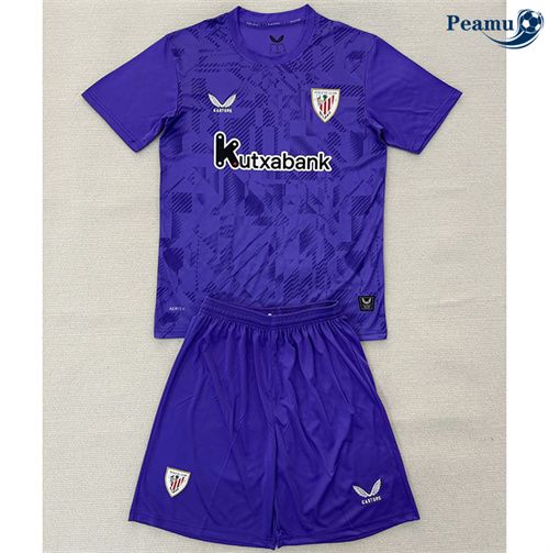 Maillot foot Athletic Bilbao Enfant Gardien de but Violet 2025-2026