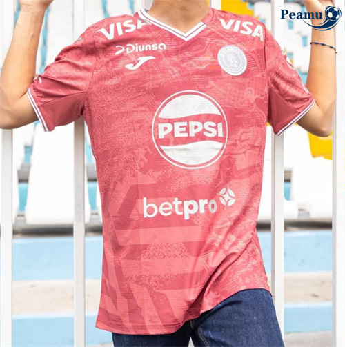 Maillot foot FC Motagua Third Rouge 2025-2026