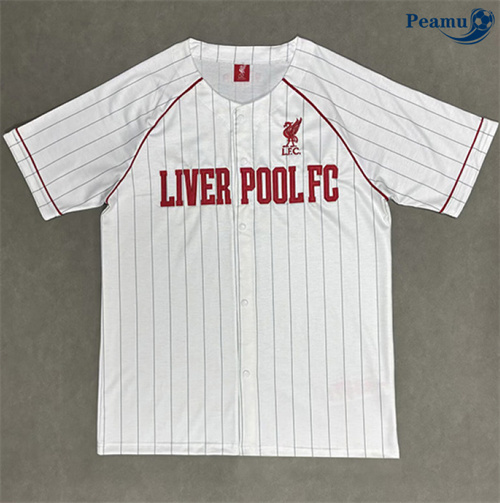 Maillot foot Liverpool baseball Blanc 2025-2026