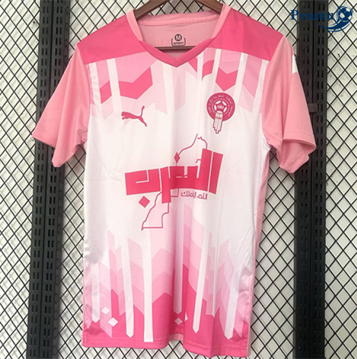 Maillot foot Maroc Training Rose 2025-2026