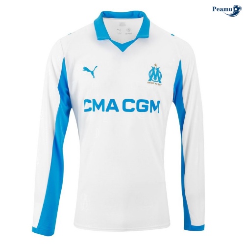 Maillot foot Marseille Domicile Manche Longue 2025-2026